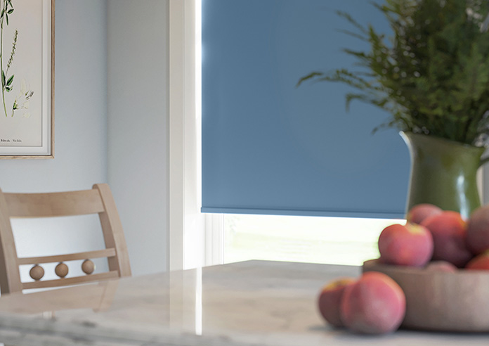 Trapani (Blackout), Denim - Roller Blind - Image 5